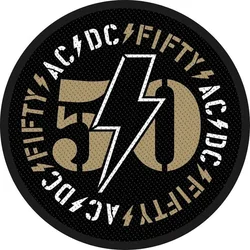 AC/DC Fifty Našitek za šivanje 90 mm