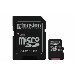 Memorijska kartica  kingston sd micro 256gb class 10 uhs-i + ad