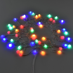 [in.tec] Božična svetlobna veriga z LED-i, barvna, 3,6W (s testiranim napajalnikom)