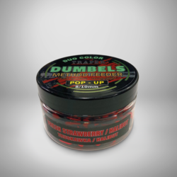 TRAPER MF Dumbels Pop-up Mamac, Dvobojni, 8-10mm, Jagoda/Halibut, 30g