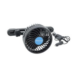 Ventilator za naslon za glavu u automobilu 4W/12V crni