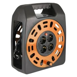 HOME Motalica za kabel, 20 met., H05VV-F, 3 x 1.0 mm2, IP20 - HJR 3-20