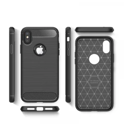 Maska Silicone Defender za iPhone XS Max crveni.