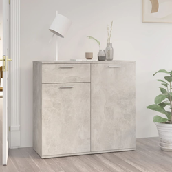 Komoda siva boja betona 80 x 36 x 75 cm od konstruiranog drva