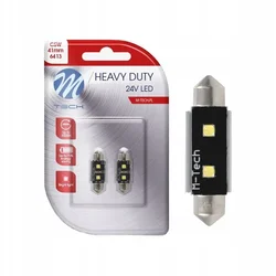 M-Tech C5W LED ŽARNICE 41 mm BELE 24V TIR