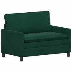 Vidaxl Kavč Temno zelena 126 x 81 x 87,5 cm