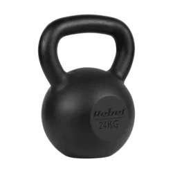 SHUMEE Litoželezni kettlebell 24 kg, REBEL ACTIVE