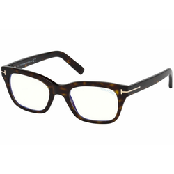 TOM FORD Okvir za naočare 0FT5536-B 5253, Blue block, Ženski, Braon