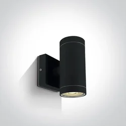 ZIDNA SVJETILJKA 2×GU10/35W/230V IP54 CRNA