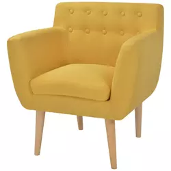 Fotelja Tkanina 67x59x77 cm Žuta