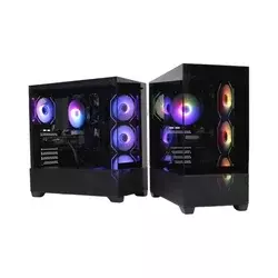 IG Max Kućište za desktop računar IG-MAX X218B-4F, Mid Tower, Crno