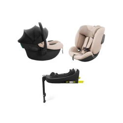 KINDERKRAFT Set auta sedišta I-lite I-fix endura safe sa isofix bazom beige