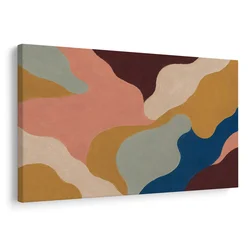 Slika nežna abstrakcija v pastelnih tonih - 60x40