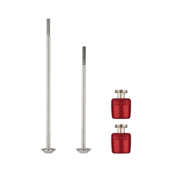 Abus Brava za bicik Nutfix Axle 100/136, Crvena