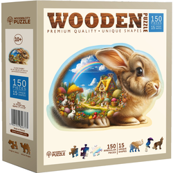 Wooden city - Puzzle Sunny Rabbit lesen - 150 kosov