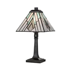 Elstead TF-ALDERLEY-TL-M - Stona lampa Tiffany ALDERLEY 1xE14/40W/230V 35 cm