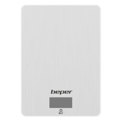 Beper 90.131 Kuhinjska vaga, LCD displej, Bela