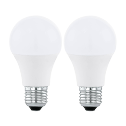 SET 2x LED RGBW prigušiva sijalica A60 E27/9W/230V 2700-6500K + daljinski upravljač - Eglo 11587