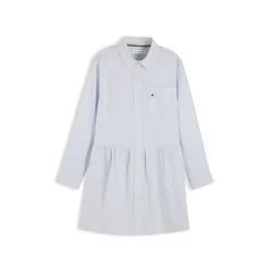 TOMMY HILFIGER Obleka svetlo modra/bela