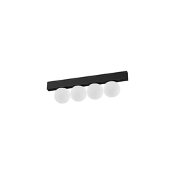 Ideal Lux - LED plafonsko svetlo PING PONG 4xLED/3W/230V CRI 90 crna