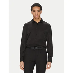 HUGO Srajca Elisha02 50539726 Črna Extra Slim Fit