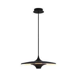 LED luster na sajli RENE LED/19W/230V CRI 90 crna