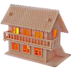 WOODEN TOY, WCK 3D puzzle Villa E