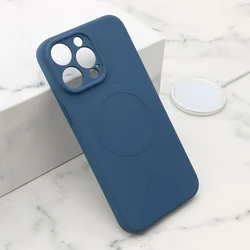 Maska VELVET TOUCH MagSafe za iPhone 14 Pro Max/ plava