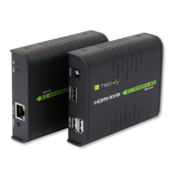 Techly IDATA HDMI-KVM2 KVM extender Transmitter & Receiver