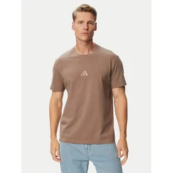 adidas Majica Kit Small Logo KX1281 Bež Regular Fit