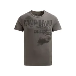 CAMP DAVID Majica  pikčasto rjava / barva blata