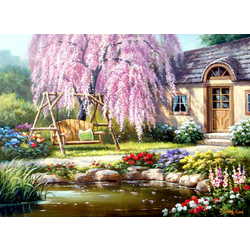 AnaTolian - Puzzle Cherry Blossom Cottage - 1 000 kosov