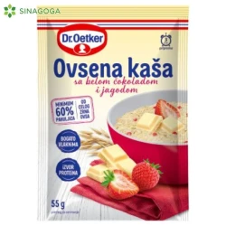 OVSENA KASA BELA COKOLADA I JAGODA 55G DR OETKER