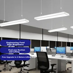 Dengling Viseća LED lampa, 120×20 cm, 40 W, Bela