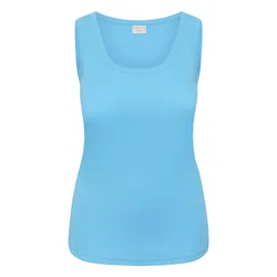 KAFFE CURVE Top KCCarina azur