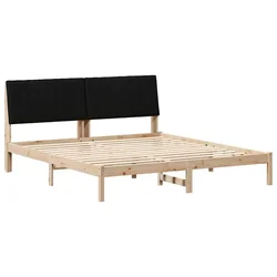 Vidaxl Konstrukcija postelje Rjava 180 x 200 cm Masivno borovo les