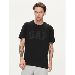Gap Majica 856659-10 Črna Regular Fit