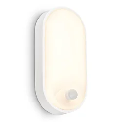 Brilo - LED spoljašnja zidna svetiljka sa senzorom RUCH LED/12W/230V IP65 bela