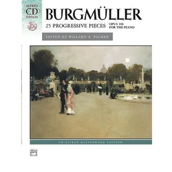 BURGMULLER:25 PROGRESSIVE PIECES OP.100 +CD