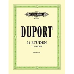 DUPORT:21 ETUDEN/STUDIES VIOLONCELLO SOLO