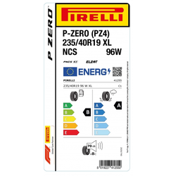 Pirelli P Zero PZ4 SC ( 235/40 R19 96W XL Elect, PNCS, sa zaštitom za felne (MFS) )