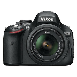 NIKON DSLR fotoaparat D5100 KIT + OBJEKTIVA 18-55 VR + 55-200 VR