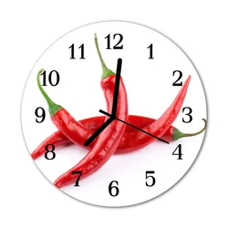 tulup.si Steklena okrogla ura Chilli fi 30 cm