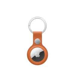 AirTag FineWoven Key Ring - Fox Orange