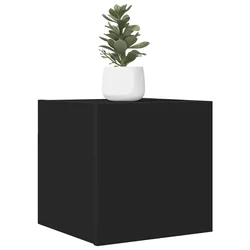 Zidni TV ormarići 2 kom crni 30,5 x 30 x 30 cm