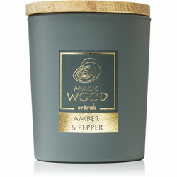 Krab Magic Wood Amber & Pepper dišeča sveča 300 g