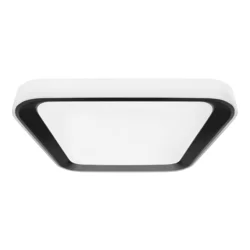 LED prigušiva stropna svetiljka QUADRO LED/38W/230V 3000-6000K bela/crna + daljinski upravljač