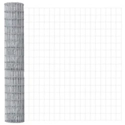 Vidaxl Evropska ograja 1,5 x 10 m PVC prevlečen železo