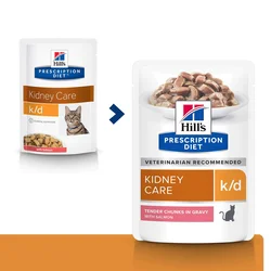Hills Prescription Diet cat veterinarska dijeta K/D Losos 12x85g