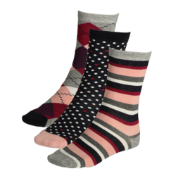 MEXX Ženske čarape Bamboo Fashion 319026, Pakovanje od 3 para
